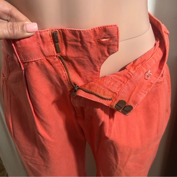 NWT FREE PEOPLE Sweet Talk Chino Cropped Pants - Picture 10 of 16